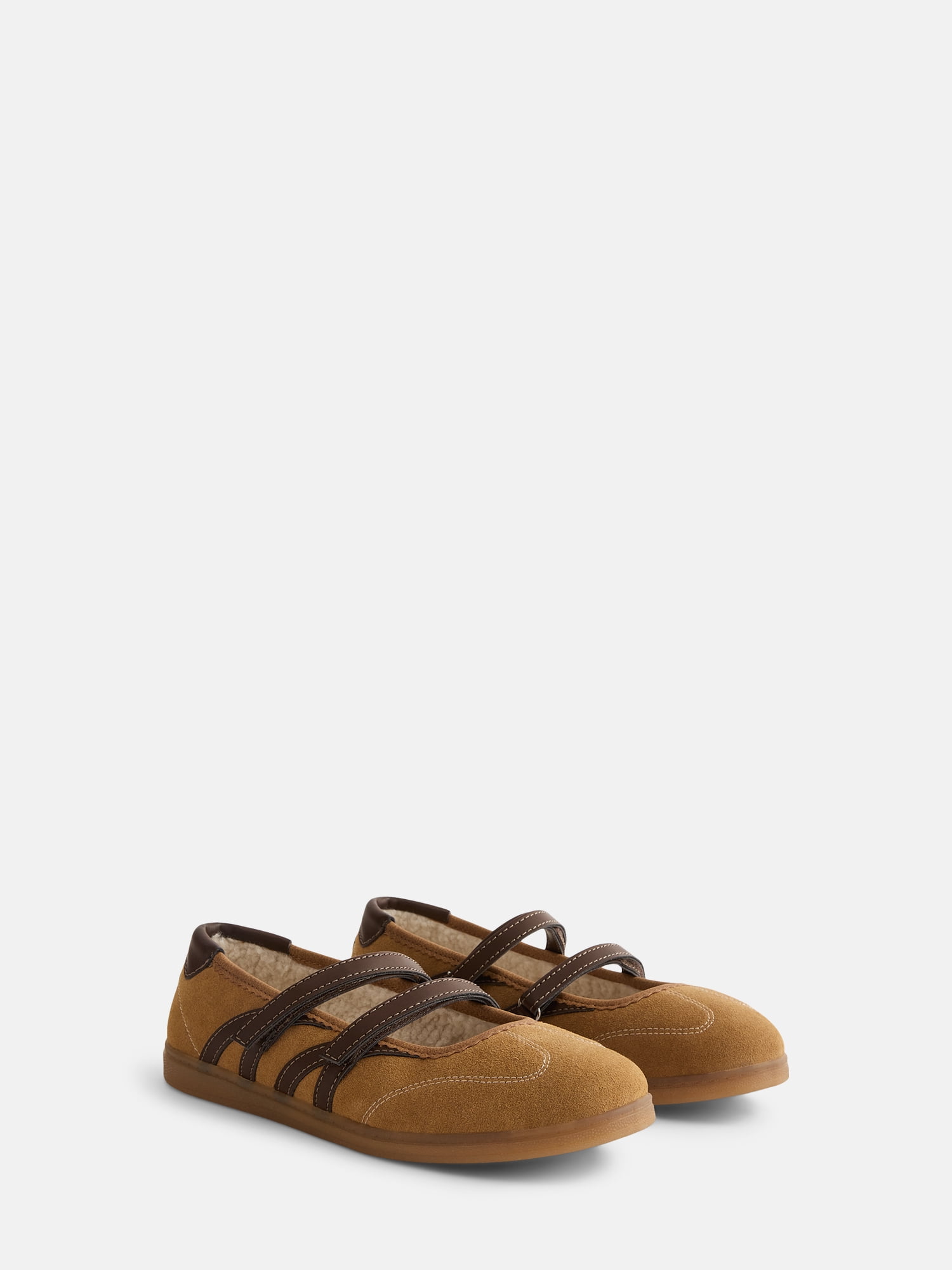 No Boundaries Women’s Strappy Ballet Sneakers