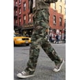 thumbnail image 3 of TRGPSG Women's Cargo Pants with 8 Pockets Cotton Casual Work Pants Y2k Camo Cargo Pants(No Belt),Green Brown 8, 3 of 9