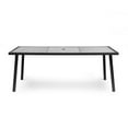 thumbnail image 4 of Afuera Living 76-inch Metal Outdoor Patio Dining Table in Black, 4 of 10