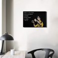 thumbnail image 3 of HFDF Canvas for Bruce Lee Quotes Wall Art Sports Poster Prts Movie Photos Picture Artwork Positive Saygs Decor - 18x12inch Framed, 3 of 6