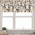 thumbnail image 3 of Ambesonne Leaves Valance & Curtain, Tropical Hawaiian Plantation, 55"x30", Champagne Multicolor, 3 of 7