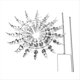 thumbnail image 1 of Hilanderos de Viento para Exteriores, Hilanderos de Jardín de Metal de 30 Cm, Esculturas de Viento para Decoración de Jardines, 1 of 5