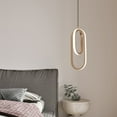thumbnail image 4 of Modern Chandelier 3 Colors Minimalist Led Pendant Light Home Decor Light Decor (Gold), 4 of 10