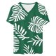 thumbnail image 3 of Camisetas Casuales de las Mujeres Moda Cómoda Impresa de Manga Corta con Cuello en V Top para el Uso Diario Casual, 3 of 5
