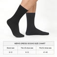 thumbnail image 2 of Men's Dress Socks, 6-Pair Classic Men's Formal Socks, Premium Dress Socks For Men for Business, Office & Casual Wear, Breathable Soft Cotton Blend, 2 of 6