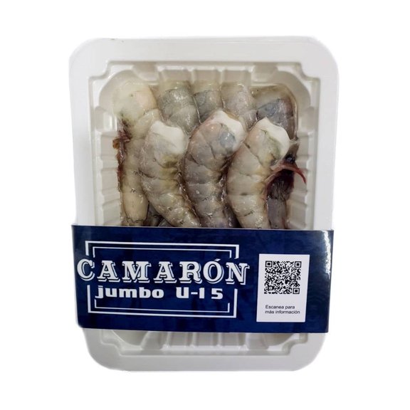 Camarón grande La Sanitaria u-15 454 g congelado