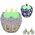 thumbnail image 4 of Hearth & Gear Rabbit Feeder Hay Bag Carrot Shape Bunny Pig Hay Feeder Bag Hanging Hay Dispenser Manger For Small Animals Feeder Dog Walk Accessories Dog Accessories Bag Parts for Accessory Dog Leash, 4 of 4