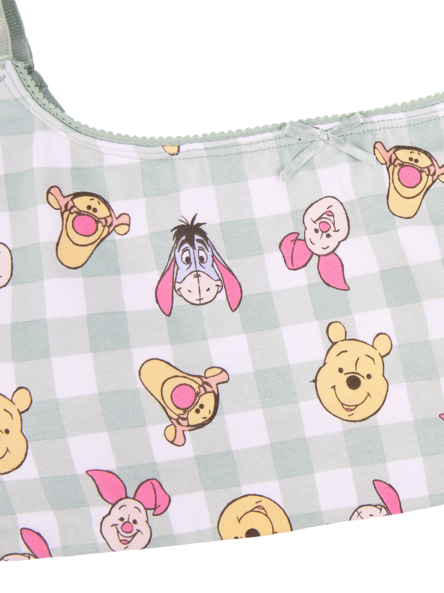 Winnie the Pooh Junior's 2-Piece Bralette and Boyshort Set, Size Small to Extra Large