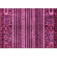 thumbnail image 1 of Ahgly Company Indoor Rectangle Abstract Pink Modern Area Rugs, 3' x 5', 1 of 4