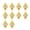 Style I, variant on Happydeer 10Pcs Nail Ornament Elegant Durable Nail Decoration Fashion Nail Glitters for Jewelry Making