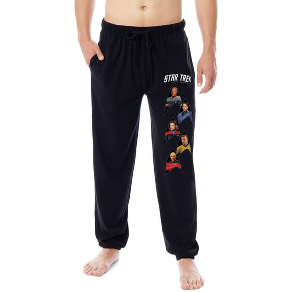 Star Trek Mens' TV Show Series Characters Sleep Jogger Pajama Pants