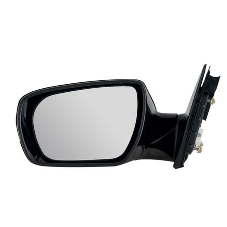 65026Y - Fit System Driver Side Mirror for 13-18 Hyundai Santa Fe Sport, black, PTM cover, foldaway, w/o memory, w/o blind spot detection, Heated