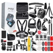 GoPro MAX 360 2025 Waterproof Action Camera with 50-Piece DigiNerds Accessory Kit and 64GB Card, Dual-Lens 5.6K Spherical Video