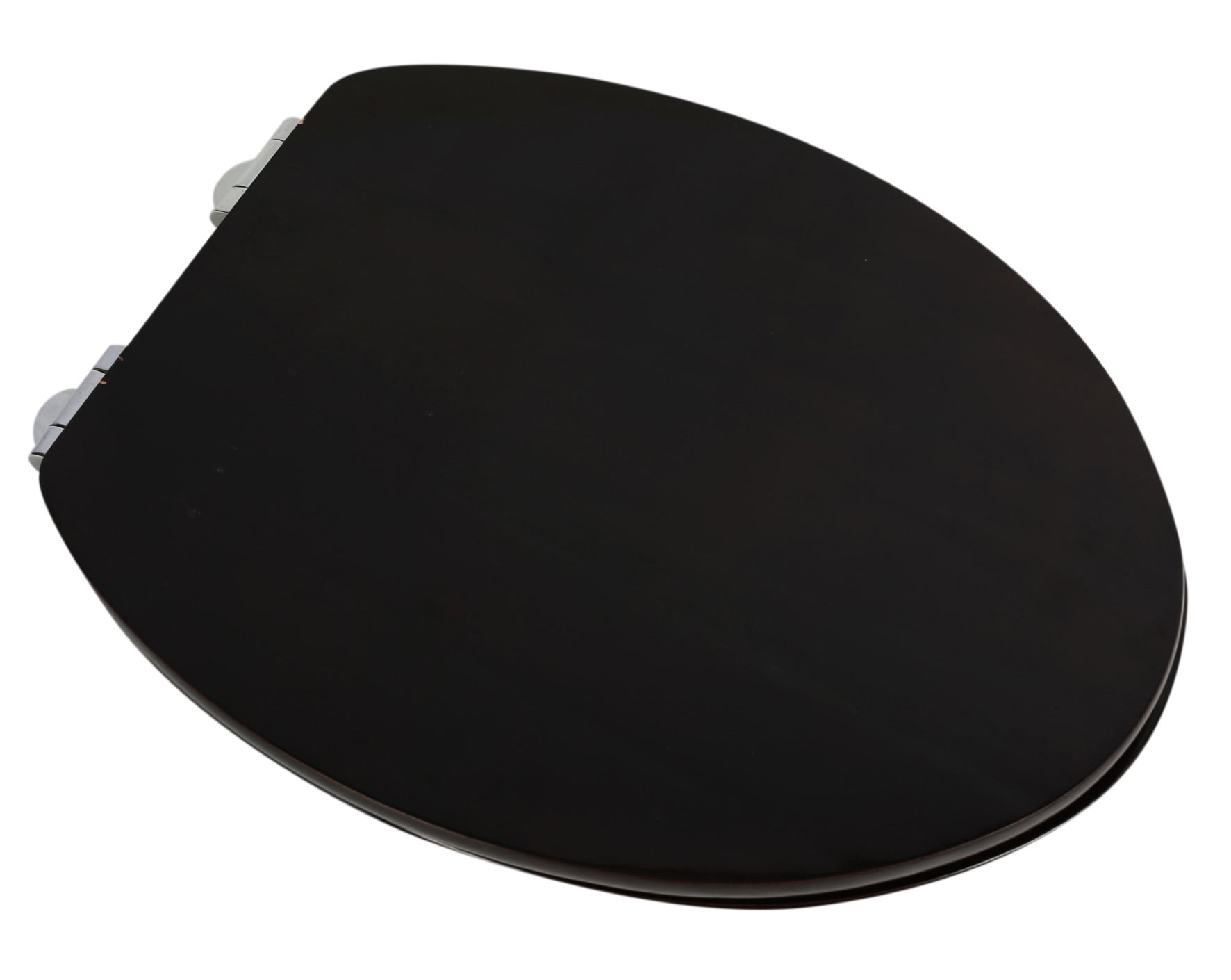 Bath Décor 5F1E318CH Deluxe Wood Toilet Seat, Stained Dark Brown