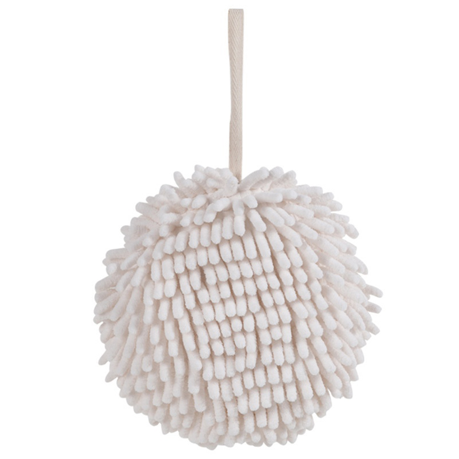 Ball Shaped Hand Towel, Fast Drying Absorbent Washcloth with Lanyard