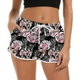 thumbnail image 3 of TIMIFIS Bas de Bikini Taille Haute pour Femmes, Shorts de Bain Vintage Froncés, Shorts de Bain Froncés à Fente - Été  , 3 of 8