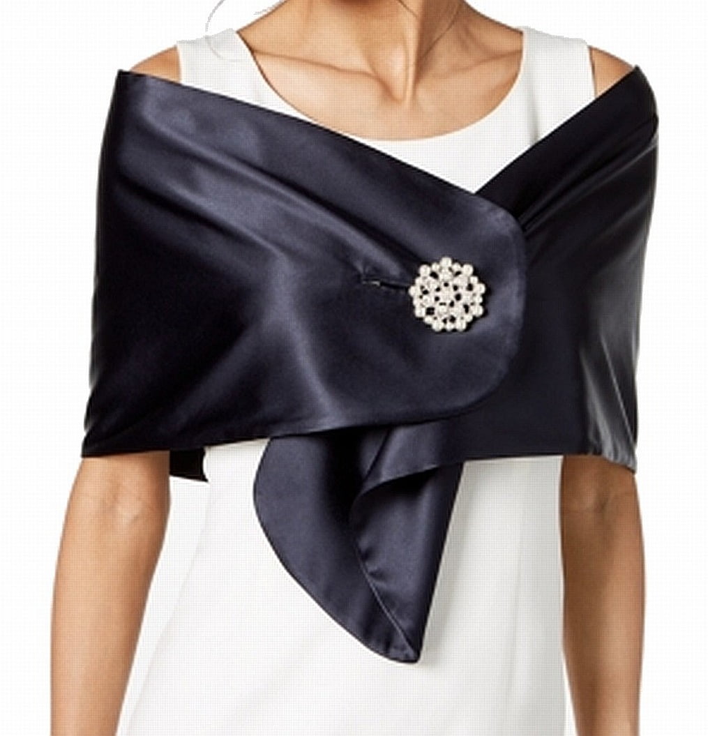 adrianna papell satin wrap