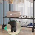 Movable Vertical Clothes Rack with Pulleys Simple and Double Pole