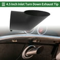 thumbnail image 2 of Unique Bargains 4.5" ID Inlet T304 Stainless Steel Turn Down Exhaust Tip 9.1" Overall Length, 2 of 7