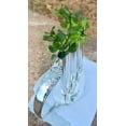 thumbnail image 6 of Silver Flower Bud Vase- Triple, 4.3" Tall, Vintage Silverware Metal Art, Made in USA, 6 of 6