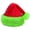 Green Hat, variant on TETOU 1pc Christmas Hat,Red and White Faux Fur Plush Velvet Santa Hat for Adults Men Women Christmas New Year Festive Party