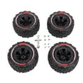 thumbnail image 2 of Ensemble de Pneus de Roue RC Hexagonale 12mm pour Voiture RC 1/14 1/16 Camion Crawler, 2 of 7