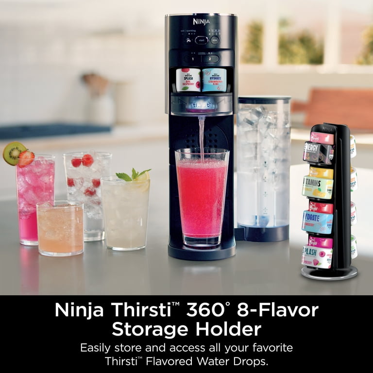 Ninja, Thirsti 360¬∞ 8-Flavor Storage Holder, WCX08, Black Chrome