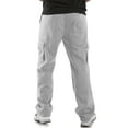 Men's Comfort Heavyweight Fleece Cargo Sweatpants