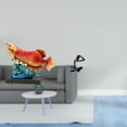 thumbnail image 2 of Estatua de arowana, figura de escritorio, escultura abstracta, decoración Feng Shui, adorno de resina, ideal para el hogar y la oficina. Perfecta, 2 of 8