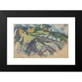 thumbnail image 2 of Marsden Hartley 14x10 Black Modern Framed Museum Art Print Titled - Valdez Hills (1918), 2 of 5