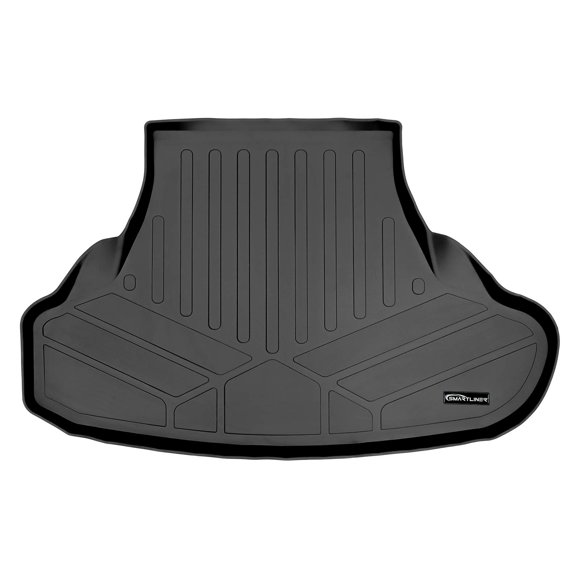 MAXLINER All Weather Custom Cargo Liner Trunk Floor Mat Black for 2014-2021 Infiniti Q50 (Without Spare Tire)