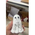 thumbnail image 7 of Halloween Ghost Holding Coffee Cup Figurine, Cute Funny Ghost Coffee Bar Resin Ornament, For Home Coffee Nook Tabletop Centerpieces Indoor Shelf Halloween Party Supplies,A, 7 of 7