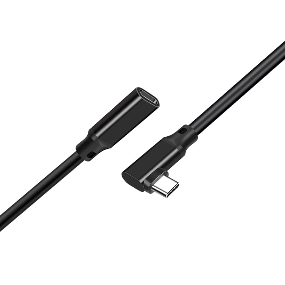 Rallonge USB type-c, câble vidéo 90 ° Gen 2 100W USB-C 3.1 mâle