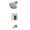 Satin Nickel, variant on Symmons S4992TRM Verity Tub And Shower Trim Package - Chrome