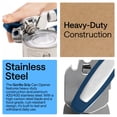 thumbnail image 5 of (2 pack) GORILLA GRIP Stainless Steel Manual Can Opener, Soft Touch Handle, Built-In Bottle Opener, Blue, 5 of 11