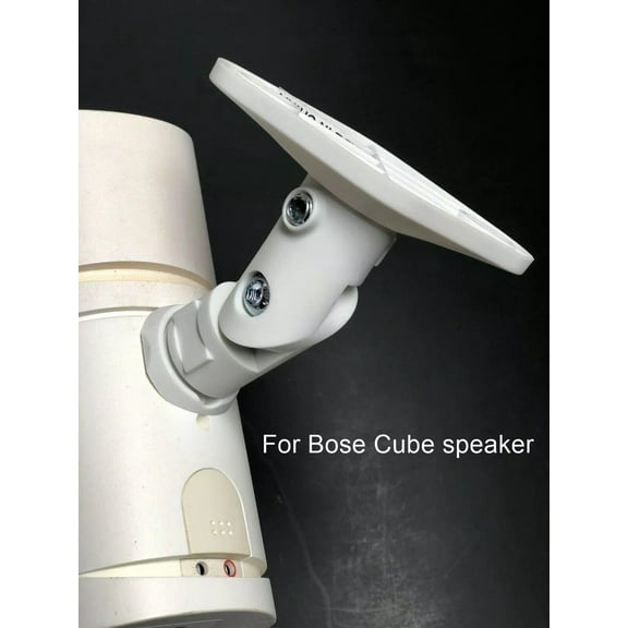 Wall Mount brackets For Cube speaker - White Pair