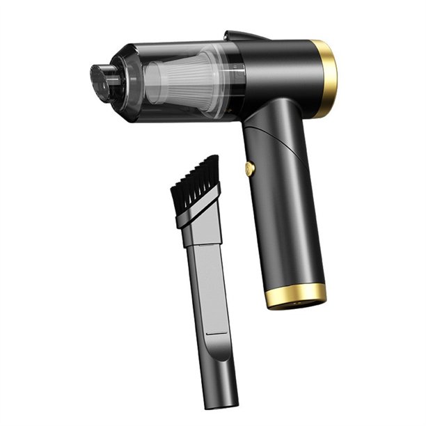 Yuarrent Aspiradora de coche con removedor inalámbrico potente y ligero con mango, herramienta de limpieza, equipo para vehículos de oficina Electrodomésticos Negro Yuarrent HA063770-02B