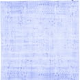 thumbnail image 1 of Ahgly Company Machine Washable Indoor Square Abstract Blue Contemporary Area Rugs, 8' Square, 1 of 4