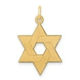 thumbnail image 1 of FB Jewels 14K Yellow Gold Laser Designed Star of David Pendant, 1 of 4