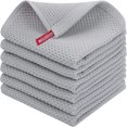 thumbnail image 2 of ¡Campaña con descuento!Paños de cocina de algodón – Paños de cocina suaves y absorbentes – Paquete de 6 trapos de secado rápido – Paños de cocina de 13 x 13 pulgadas para lavar platos de cocina, 2 of 6