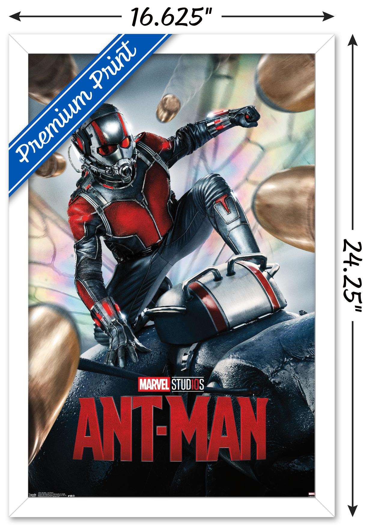 Marvel Cinematic Universe - Ant-Man - One Sheet Wall Poster, 14.725" x 22.375", Framed