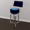 thumbnail image 4 of Stuckeys Watermark Padded Swivel Swivel Bar Stool with Back!, 4 of 6