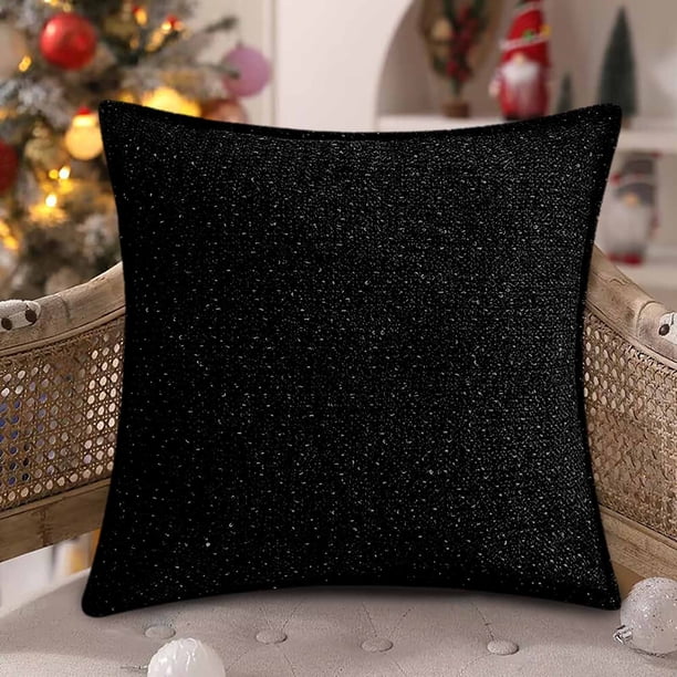 Fundas de almohada, fundas de almohada, fundas de almohada decorativas navideñas rojas, funda de cojín, decoración navideña, dormitorio, sala de estar, funda de cojín decorativa