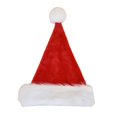 thumbnail image 2 of Visland Christmas Hat, Santa Hat, Xmas Holiday Hat for Adults , Unisex Velvet Comfort Christmas Hats for Christmas New Year Festive Holiday Party Supplies, 2 of 7