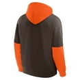 thumbnail image 6 of Men's Fanatics Brown Cleveland Browns Helmet Retro Pullover Hoodie, 6 of 7