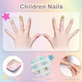 thumbnail image 3 of Kit Uñas Infantiles Uñas Postizas Infantiles Cortas Cobertura Total Uñas Postizas Chicas Lindas Adepaton BST3015966-3, 3 of 5