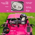 thumbnail image 5 of 24V 2 Seater Ride on Cars, Licensed Cadillac Escalade IQ Powered Ride on Toys Truck with Remote Control, 4 Wheels Spring Suspension, LED Light, Electric Cars for Kids Ages 3-8 Gifts, Pink, 5 of 11