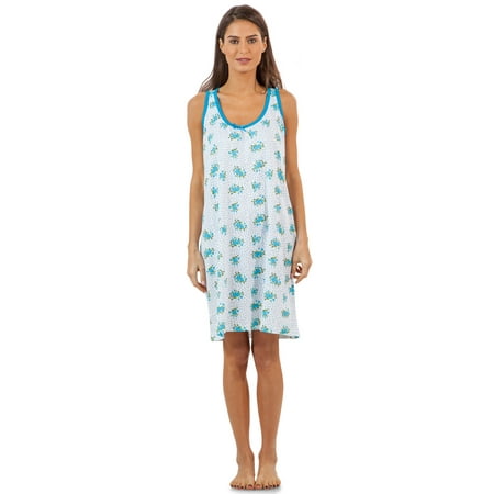 

Casual Nights Women s Poly Cotton Sleeveless Nightgown Chemise