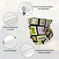 thumbnail image 3 of Neck Gaiter Face Cover Scarf, colorful Stamp Pattern Soft Face Sun Mask Cover Scarf Headband Cooling Sweat Absorbing Bandanas Hiking Cycling Running, 3 of 7