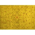 thumbnail image 1 of Ahgly Company Indoor Rectangle Abstract Yellow Contemporary Area Rugs, 8' x 10', 1 of 4